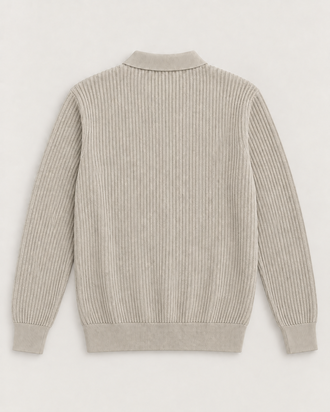 Fitilli Polo Yaka Triko Kazak – bej